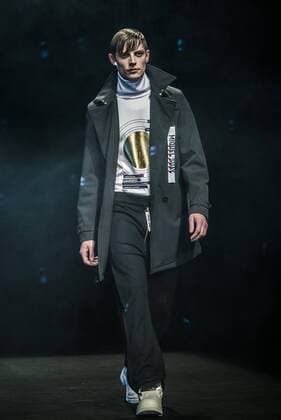 January 30, 2017 - Barcelona, Catalonia, Spain - A model walks the runway at the Miquel Suay fashion show presenting the new 23Ã‚Â° 51 19 collection during 080 Barcelona Fashion Week Barcelona Spain - ZUMAo105 20170130_zap_o105_069 Copyright: xMatthiasxOesterlex