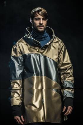 January 30, 2017 - Barcelona, Catalonia, Spain - A model walks the runway at the Miquel Suay fashion show presenting the new 23Ã‚Â° 51 19 collection during 080 Barcelona Fashion Week Barcelona Spain - ZUMAo105 20170130_zap_o105_074 Copyright: xMatthiasxOesterlex