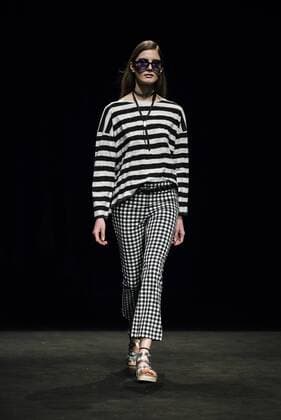 January 30, 2017 - Barcelona, Catalonia, Spain - A model walks the runway at the TCN fashion show presenting the new Spring Summer 2017 collection during 080 Barcelona Fashion Week Barcelona Spain - ZUMAo105 20170130_zap_o105_106 Copyright: xMatthiasxOesterlex