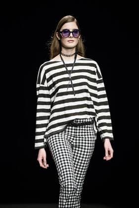January 30, 2017 - Barcelona, Catalonia, Spain - A model walks the runway at the TCN fashion show presenting the new Spring Summer 2017 collection during 080 Barcelona Fashion Week Barcelona Spain - ZUMAo105 20170130_zap_o105_107 Copyright: xMatthiasxOesterlex