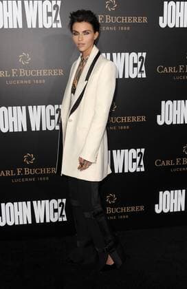 January 30, 2017 - Hollywood, California, U.S. - Ruby Rose attends The Los Angeles Premiere of John Wick Chapter Two held at the Arclight Theater in Hollywood, California on January 30, 2017. 2017 Hollywood U.S. - ZUMAl86_ 20170130_zaf_l86_032 Copyright: xDavexLongendykex