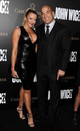 January 30, 2017 - Hollywood, California, U.S. - Tito Ortiz, Amber Nicole Miller attends The Los Angeles Premiere of John Wick Chapter Two held at the Arclight Theater in Hollywood, California on January 30, 2017. 2017 Hollywood U.S. - ZUMAl86_ 20170130_zaf_l86_052 Copyright: xDavexLongendykex