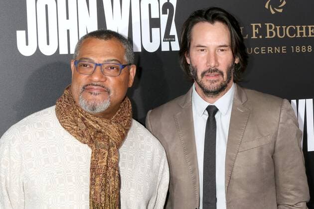 LOS ANGELES - JAN 30: Laurence Fishburne, Keanu Reeves at the John Wick: Chapter 2 Premiere at ArcLight Theater on January 30, 2017 in Los Angeles, CA  Copyright: xKathyxHutchinsx xIPAx xHutchinsxPhotox