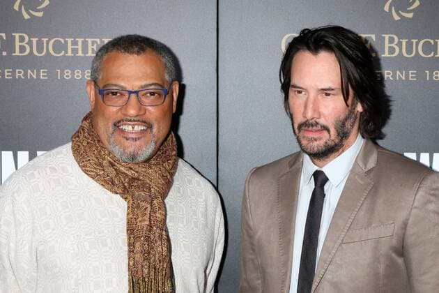 LOS ANGELES - JAN 30: Laurence Fishburne, Keanu Reeves at the John Wick: Chapter 2 Premiere at ArcLight Theater on January 30, 2017 in Los Angeles, CA  Copyright: xKathyxHutchinsx xIPAx xHutchinsxPhotox
