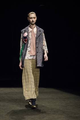 January 31, 2017 - Barcelona, Catalonia, Spain - A model walks the runway at the Naulover fashion show presenting the new Dark Ophelia collection during 080 Barcelona Fashion Week Barcelona Spain - ZUMAo105 20170131_zap_o105_008 Copyright: xMatthiasxOesterlex