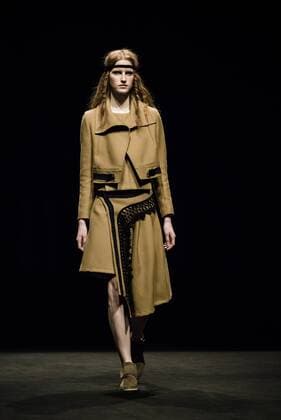 January 31, 2017 - Barcelona, Catalonia, Spain - A model walks the runway at the Txell Miras fashion show presenting the new The Shed collection during 080 Barcelona Fashion Week Barcelona Spain - ZUMAo105 20170131_zap_o105_036 Copyright: xMatthiasxOesterlex