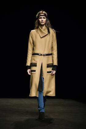 January 31, 2017 - Barcelona, Catalonia, Spain - A model walks the runway at the Txell Miras fashion show presenting the new The Shed collection during 080 Barcelona Fashion Week Barcelona Spain - ZUMAo105 20170131_zap_o105_041 Copyright: xMatthiasxOesterlex
