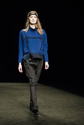 January 31, 2017 - Barcelona, Catalonia, Spain - A model walks the runway at the Txell Miras fashion show presenting the new The Shed collection during 080 Barcelona Fashion Week Barcelona Spain - ZUMAo105 20170131_zap_o105_046 Copyright: xMatthiasxOesterlex