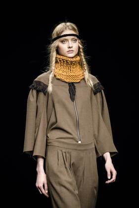 January 31, 2017 - Barcelona, Catalonia, Spain - A model walks the runway at the Txell Miras fashion show presenting the new The Shed collection during 080 Barcelona Fashion Week Barcelona Spain - ZUMAo105 20170131_zap_o105_050 Copyright: xMatthiasxOesterlex