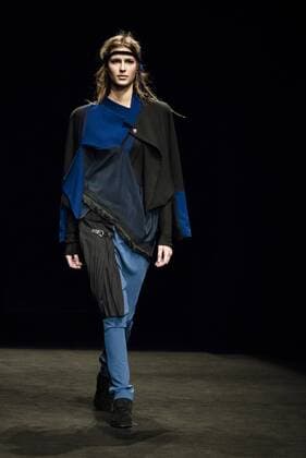 January 31, 2017 - Barcelona, Catalonia, Spain - A model walks the runway at the Txell Miras fashion show presenting the new The Shed collection during 080 Barcelona Fashion Week Barcelona Spain - ZUMAo105 20170131_zap_o105_057 Copyright: xMatthiasxOesterlex
