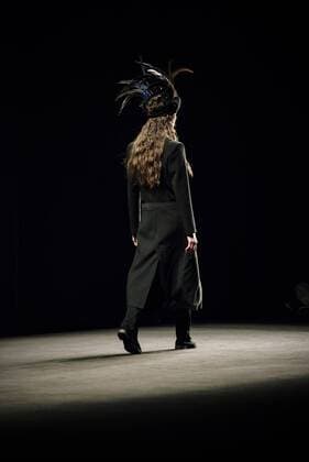 January 31, 2017 - Barcelona, Catalonia, Spain - A model walks the runway at the Txell Miras fashion show presenting the new The Shed collection during 080 Barcelona Fashion Week Barcelona Spain - ZUMAo105 20170131_zap_o105_061 Copyright: xMatthiasxOesterlex