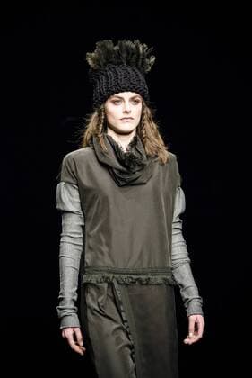 January 31, 2017 - Barcelona, Catalonia, Spain - A model walks the runway at the Txell Miras fashion show presenting the new The Shed collection during 080 Barcelona Fashion Week Barcelona Spain - ZUMAo105 20170131_zap_o105_065 Copyright: xMatthiasxOesterlex