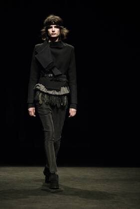 January 31, 2017 - Barcelona, Catalonia, Spain - A model walks the runway at the Txell Miras fashion show presenting the new The Shed collection during 080 Barcelona Fashion Week Barcelona Spain - ZUMAo105 20170131_zap_o105_068 Copyright: xMatthiasxOesterlex