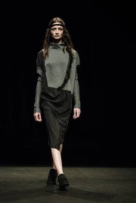 January 31, 2017 - Barcelona, Catalonia, Spain - A model walks the runway at the Txell Miras fashion show presenting the new The Shed collection during 080 Barcelona Fashion Week Barcelona Spain - ZUMAo105 20170131_zap_o105_069 Copyright: xMatthiasxOesterlex