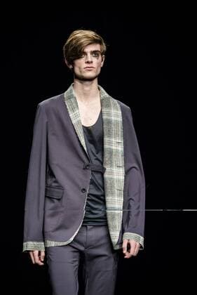 January 31, 2017 - Barcelona, Catalonia, Spain - A model walks the runway at the Josep Abril fashion show presenting the new FW 17 18N40 collection during 080 Barcelona Fashion Week Barcelona Spain - ZUMAo105 20170131_zap_o105_103 Copyright: xMatthiasxOesterlex