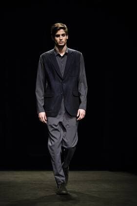 January 31, 2017 - Barcelona, Catalonia, Spain - A model walks the runway at the Josep Abril fashion show presenting the new FW 17 18N40 collection during 080 Barcelona Fashion Week Barcelona Spain - ZUMAo105 20170131_zap_o105_109 Copyright: xMatthiasxOesterlex