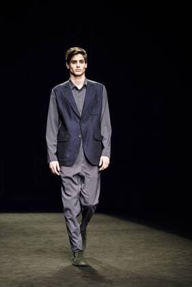 January 31, 2017 - Barcelona, Catalonia, Spain - A model walks the runway at the Josep Abril fashion show presenting the new FW 17 18N40 collection during 080 Barcelona Fashion Week Barcelona Spain - ZUMAo105 20170131_zap_o105_110 Copyright: xMatthiasxOesterlex
