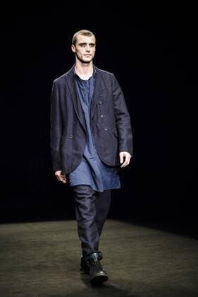 January 31, 2017 - Barcelona, Catalonia, Spain - A model walks the runway at the Josep Abril fashion show presenting the new FW 17 18N40 collection during 080 Barcelona Fashion Week Barcelona Spain - ZUMAo105 20170131_zap_o105_112 Copyright: xMatthiasxOesterlex