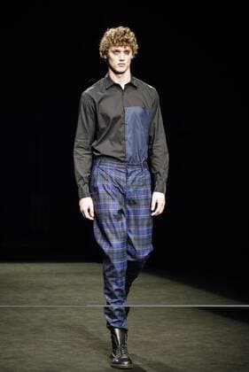 January 31, 2017 - Barcelona, Catalonia, Spain - A model walks the runway at the Josep Abril fashion show presenting the new FW 17 18N40 collection during 080 Barcelona Fashion Week Barcelona Spain - ZUMAo105 20170131_zap_o105_116 Copyright: xMatthiasxOesterlex