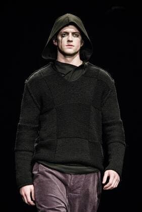 January 31, 2017 - Barcelona, Catalonia, Spain - A model walks the runway at the Josep Abril fashion show presenting the new FW 17 18N40 collection during 080 Barcelona Fashion Week Barcelona Spain - ZUMAo105 20170131_zap_o105_130 Copyright: xMatthiasxOesterlex