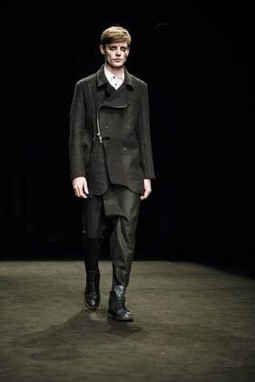 January 31, 2017 - Barcelona, Catalonia, Spain - A model walks the runway at the Josep Abril fashion show presenting the new FW 17 18N40 collection during 080 Barcelona Fashion Week Barcelona Spain - ZUMAo105 20170131_zap_o105_135 Copyright: xMatthiasxOesterlex
