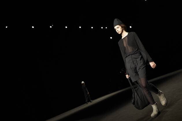 A model takes to the catwalk with the creations of fashion designer Miriam Ponsa during the 080 Barcelona Fashion Week held in Barcelona, Catalonia, Spain on 31 January 2017. The 080 Barcelona Fashion Week runs from 30 January to 03 February. 080 BARCELONA FASHION WEEK !ACHTUNG: NUR REDAKTIONELLE NUTZUNG!  20170131-636214907661409509