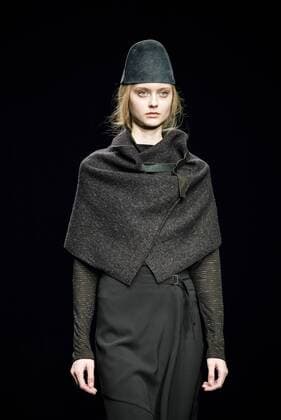 January 31, 2017 - Barcelona, Catalonia, Spain - A model walks the runway at the Miriam Ponsa fashion show presenting the new Autumn Winter 17-18 collection during 080 Barcelona Fashion Week Barcelona Spain - ZUMAo105 20170131_zap_o105_144 Copyright: xMatthiasxOesterlex