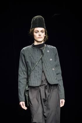 January 31, 2017 - Barcelona, Catalonia, Spain - A model walks the runway at the Miriam Ponsa fashion show presenting the new Autumn Winter 17-18 collection during 080 Barcelona Fashion Week Barcelona Spain - ZUMAo105 20170131_zap_o105_167 Copyright: xMatthiasxOesterlex