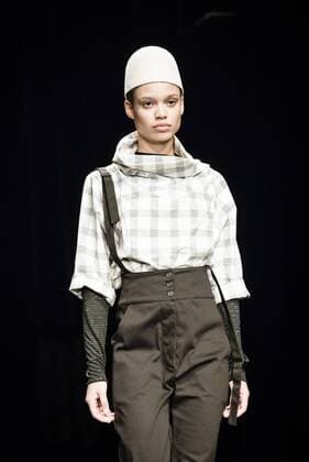 January 31, 2017 - Barcelona, Catalonia, Spain - A model walks the runway at the Miriam Ponsa fashion show presenting the new Autumn Winter 17-18 collection during 080 Barcelona Fashion Week Barcelona Spain - ZUMAo105 20170131_zap_o105_171 Copyright: xMatthiasxOesterlex