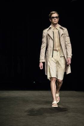 January 31, 2017 - Barcelona, Catalonia, Spain - A model walks the runway at the Custo fashion show presenting the new Way more - SS17 collection during 080 Barcelona Fashion Week Barcelona Spain - ZUMAo105 20170131_zap_o105_196 Copyright: xMatthiasxOesterlex