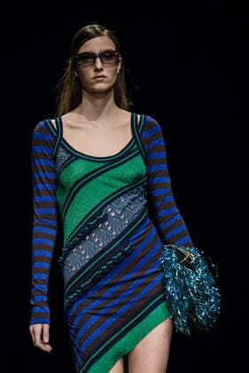 January 31, 2017 - Barcelona, Catalonia, Spain - A model walks the runway at the Custo fashion show presenting the new Way more - SS17 collection during 080 Barcelona Fashion Week Barcelona Spain - ZUMAo105 20170131_zap_o105_231 Copyright: xMatthiasxOesterlex