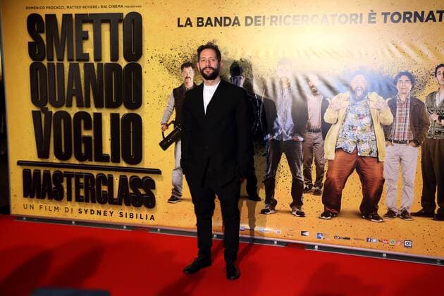 Filmpremiere Smetto Quando Voglio - Masterclass Italy: Smetto Quando Voglio - Masterclass Italian actor Lorenzo Lavia during premiere of italian movie Smetto Quando Voglio - Masterclass , directed by Sydney Sibilia.  MatteoxNardone