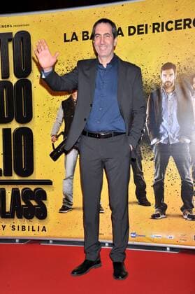 Filmpremiere Smetto Quando Voglio - Masterclass Rome, Red Carpet I stop when voglio- Masterclass . Pictured: Paul Captains Trussardi dress  Copyright: xLennyx xIPAx xPoolxRoma2x