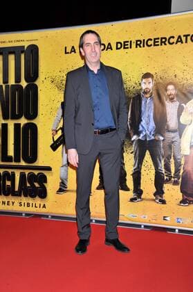 Filmpremiere Smetto Quando Voglio - Masterclass Rome, Red Carpet I stop when voglio- Masterclass . Pictured: Paul Captains Trussardi dress  Copyright: xLennyx xIPAx xPoolxRoma2x