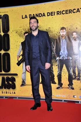 Filmpremiere Smetto Quando Voglio - Masterclass Rome, Red Carpet I stop when voglio- Masterclass . Pictured: Edoardo Leo Armani suit  Copyright: xLennyx xIPAx xPoolxRoma2x