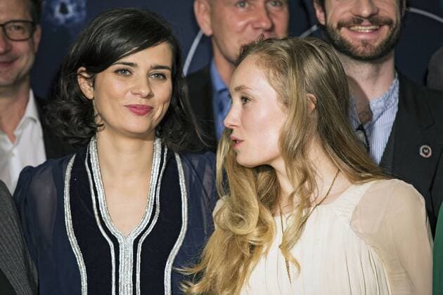 Katharina Heyer und Nora Tschirner bei der Premiere des ARD TV-Krimis Tatort - Der scheidende Schupo im Deutschen Nationaltheater. Weimar, 31.01.2017 Foto:xM.xKremerx xFuturexImage