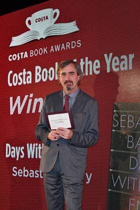 . 31 01 2017. London, United Kingdom. Sebastian Barry, winner of Costa Book Of The Year Award 2016, attends Costa Book Of The Year Award 2016. Annual awards ceremony, which includes categories including First Novel, Novel, Biography, Poetry and Children s Book, at Quaglino s, London.  xNilsxJorgensenx xi-Imagesx IIM-14304-0020