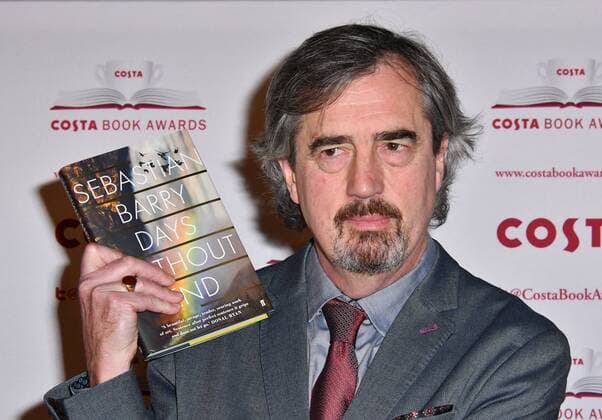 . 31 01 2017. London, United Kingdom. Sebastian Barry, winner of Costa Book Of The Year Award 2016, attends Costa Book Of The Year Award 2016. Annual awards ceremony, which includes categories including First Novel, Novel, Biography, Poetry and Children s Book, at Quaglino s, London.  xNilsxJorgensenx xi-Imagesx IIM-14304-0025