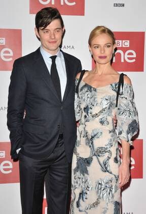 SS-GB BBC 1 TV premiere press photocall London.UK. Sam Riley and Kate Bosworth at the SS-GB BBC 1 TV premiere press photocall, The May Fair Hotel, Stratton Street, London 31st January 2017. LMK315-62723-010217 