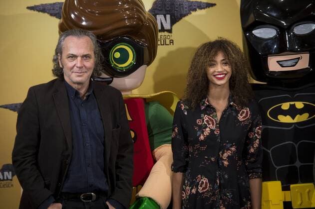 Spanish actors Jose Coronado (L) and Berta Vazquez pose as dubbing cast during the premiere of The Lego Batman Movie in Madrid, Spain, on 01 February 2017. Premiere of The Lego Batman Movie !ACHTUNG: NUR REDAKTIONELLE NUTZUNG!  20170201-636215530182304954