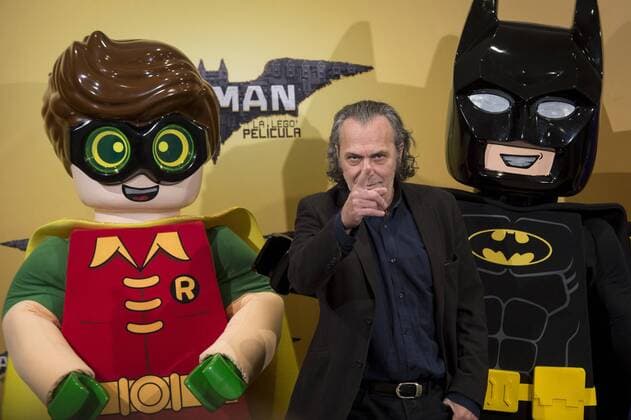 Spanish actor Jose Coronado poses as dubbing cast during the premiere of The Lego Batman Movie in Madrid, Spain, on 01 February 2017. Premiere of The Lego Batman Movie !ACHTUNG: NUR REDAKTIONELLE NUTZUNG!  20170201-636215530220212225