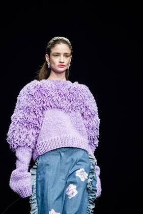 February 1, 2017 - Barcelona, Catalonia, Spain - A model walks the runway at the Anel Yaos fashion show presenting the new Autumn Winter 2017 18 collection during 080 Barcelona Fashion Week Barcelona Spain - ZUMAo105 20170201_zap_o105_021 Copyright: xMatthiasxOesterlex