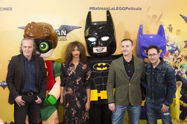 Jose Coronado, Berta Vazquez, Claudio Serrano und Carlos Santos bei der Präsentation des Animationsfilms Batman La LEGO Pelicula The LEGO Batman Movie . Madrid, 01.02.2017 Jose Coronado, Berta Vazquez, Claudio Serrano, Carlos Santos  Foto:xDyDxFotografosx xFuturexImage