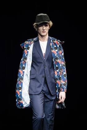 February 1, 2017 - Barcelona, Catalonia, Spain - A model walks the runway at the Pablo Erroz fashion show presenting the new Panorama AW17 18 collection during 080 Barcelona Fashion Week Barcelona Spain - ZUMAo105 20170201_zap_o105_087 Copyright: xMatthiasxOesterlex