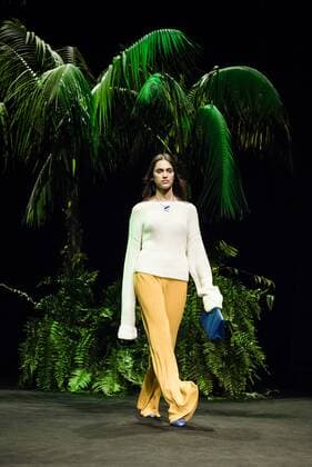 February 1, 2017 - Barcelona, Catalonia, Spain - A model walks the runway at the Escorpion fashion show presenting the new SS17 Heritage collection during 080 Barcelona Fashion Week Barcelona Spain - ZUMAo105 20170201_zap_o105_129 Copyright: xMatthiasxOesterlex