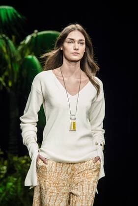 February 1, 2017 - Barcelona, Catalonia, Spain - A model walks the runway at the Escorpion fashion show presenting the new SS17 Heritage collection during 080 Barcelona Fashion Week Barcelona Spain - ZUMAo105 20170201_zap_o105_131 Copyright: xMatthiasxOesterlex