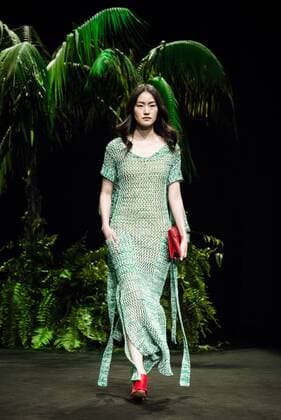 February 1, 2017 - Barcelona, Catalonia, Spain - A model walks the runway at the Escorpion fashion show presenting the new SS17 Heritage collection during 080 Barcelona Fashion Week Barcelona Spain - ZUMAo105 20170201_zap_o105_132 Copyright: xMatthiasxOesterlex