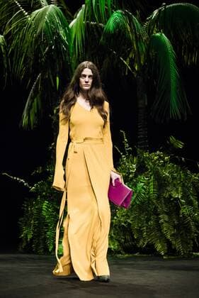 February 1, 2017 - Barcelona, Catalonia, Spain - A model walks the runway at the Escorpion fashion show presenting the new SS17 Heritage collection during 080 Barcelona Fashion Week Barcelona Spain - ZUMAo105 20170201_zap_o105_130 Copyright: xMatthiasxOesterlex