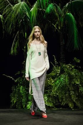 February 1, 2017 - Barcelona, Catalonia, Spain - A model walks the runway at the Escorpion fashion show presenting the new SS17 Heritage collection during 080 Barcelona Fashion Week Barcelona Spain - ZUMAo105 20170201_zap_o105_137 Copyright: xMatthiasxOesterlex