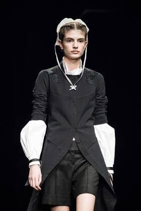 February 1, 2017 - Barcelona, Catalonia, Spain - A model walks the runway at the Antonio Miro fashion show presenting the new Origens collection during 080 Barcelona Fashion Week Barcelona Spain - ZUMAo105 20170201_zap_o105_156 Copyright: xMatthiasxOesterlex